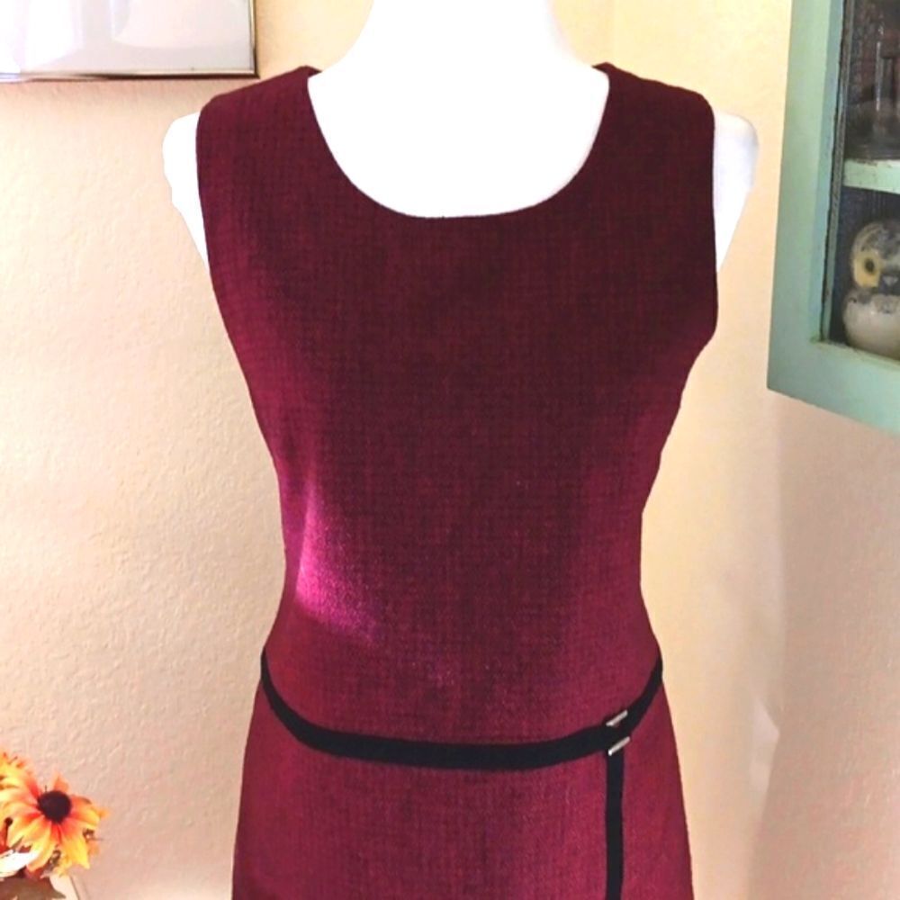 Talbots Wool Blend Sheath Dress - Picture 2 of 13